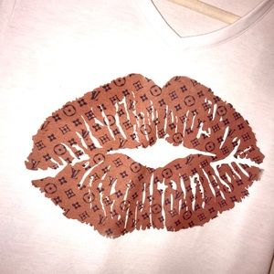 Louis Vuitton LV lips t-shirt